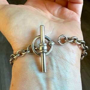 Silver Charm Chain Bracelet